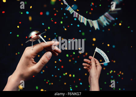 Willkommensparty Stockfoto