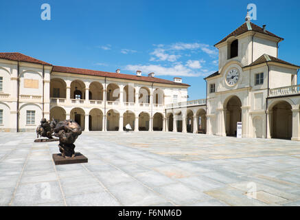 Italien, Venaria, Königspalast, den Ehrenhof Stockfoto