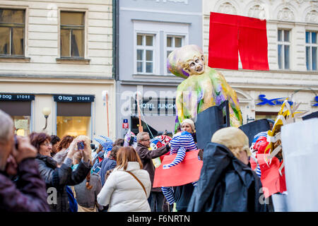 Velver Revolution Karneval event Stockfoto