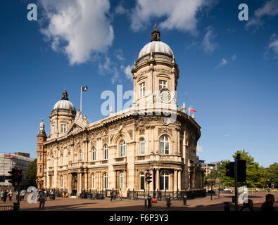 Großbritannien, England, Yorkshire, Hull, Carr Lane, Victoria Square, Maritime Museum im ehemaligen Dock-Büros Stockfoto