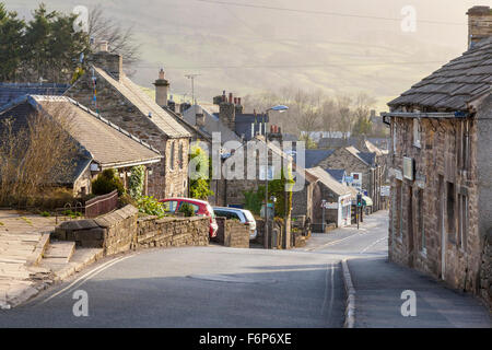 Der Peak District Village, Hathersage, Derbyshire, England, Großbritannien Stockfoto