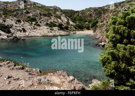 Cala Pedrosa; Cap de Creus Naturpark (Kap Creus). Stockfoto