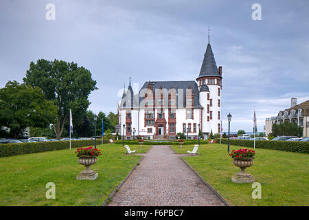 Schloss Klink, Hotel am Urlaubsort in Müritz, Mecklenburg-West Pomerania, Deutschland Stockfoto