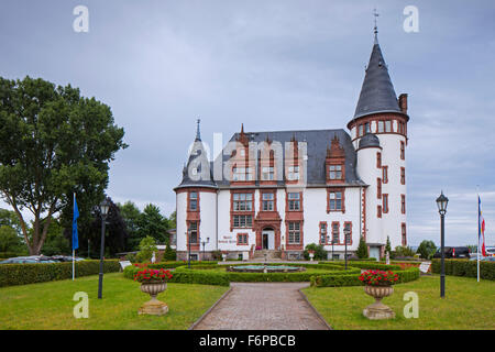 Schloss Klink, Hotel am Urlaubsort in Müritz, Mecklenburg-West Pomerania, Deutschland Stockfoto