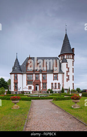 Schloss Klink, Hotel am Urlaubsort in Müritz, Mecklenburg-West Pomerania, Deutschland Stockfoto