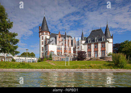 Schloss Klink, Hotel am Urlaubsort in Müritz, Mecklenburg-West Pomerania, Deutschland Stockfoto