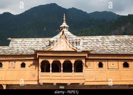 Shri Bhima Kali Tempel in Staatsautorität in Himachal Pradesh, Indien, gewidmet der Muttergöttin Bhimakali Stockfoto