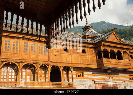 Shri Bhima Kali Tempel in Staatsautorität in Himachal Pradesh, Indien, gewidmet der Muttergöttin Bhimakali Stockfoto