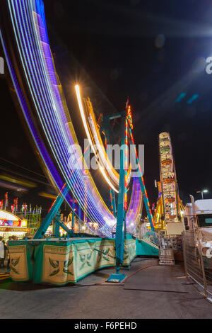 Der Pharao Fury Fahrt auf kanadische nationale Ausstellung (CNE). Toronto, Ontario, Kanada. Stockfoto