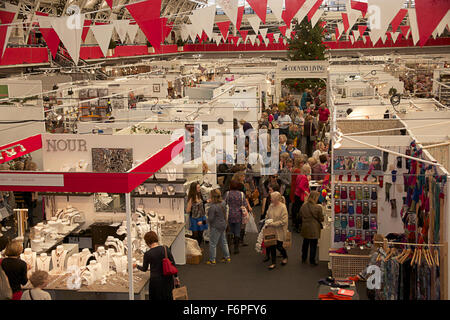 Ländliches Idyll Weihnachtsmarkt, Business Design Centre, Islington, London, 2015 Stockfoto