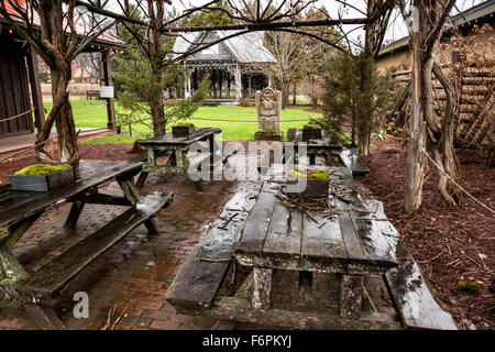 Alten Rasen Stuhl Theater in Leipers Gabel, Tennessee. Stockfoto