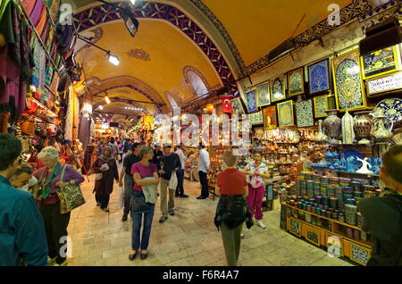 Der Große Basar in Istanbul, Türkei. Stockfoto