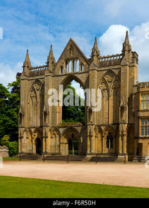 Die Westfront in Newstead Abbey in der Nähe von Ravenshead Nottinghamshire England UK ehemaligen Haus von Lord Byron Stockfoto