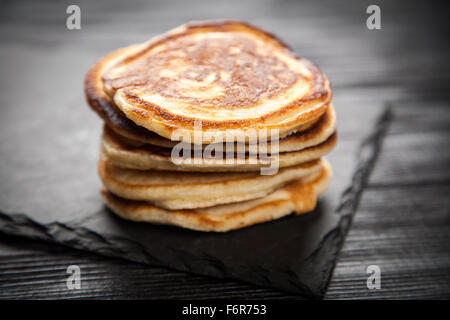 Hochflor leckere Pfannkuchen Stockfoto