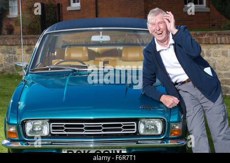 Harris Mann Designer der Austin Allegro und British Leyland Fahrzeuge der frühen 1970er und 1980er Jahren, Wolversten, England, UK Stockfoto