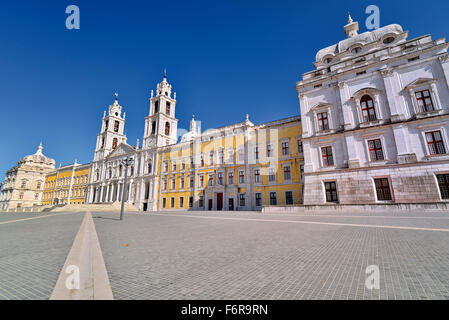 Portugal: Nationalpalast und das Kloster von Mafra Stockfoto