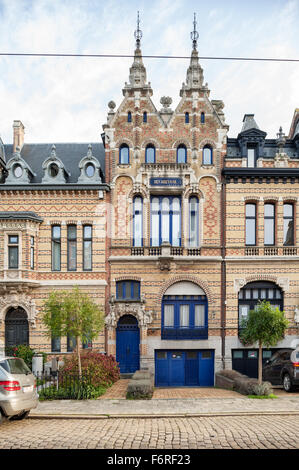 Belgien, Antwerpen, Zurenborg, Cogels-Osylei Stockfoto