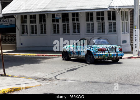 Lackierten Auto in Key west Stockfoto