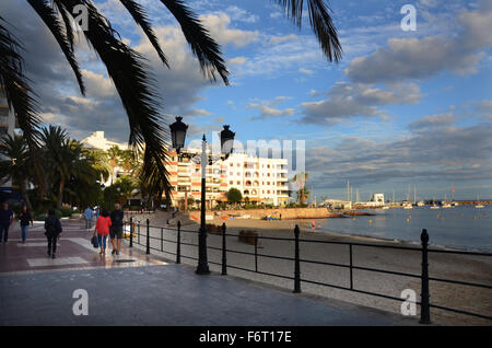 Santa Eularia des Riu, Ibiza Spanien Stockfoto