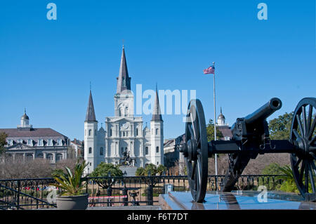 Kathedrale St. Louis in New Orleans Stockfoto