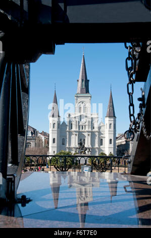 Kathedrale St. Louis in New Orleans Stockfoto