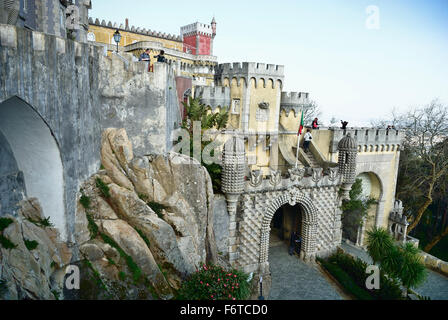 Pena Nationalpalast in Sintra. Portugal. Europa. Stockfoto