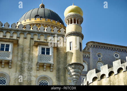 Pena Nationalpalast in Sintra. Portugal. Europa. Stockfoto