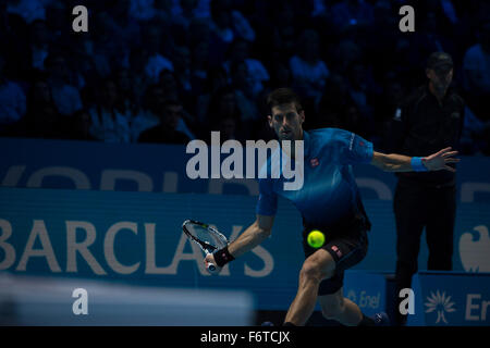 London, UK. 19. November 2015. ATP Tennis Tour Finale. Tag 5. Bildnachweis: Action Plus Sport Bilder/Alamy Live News Stockfoto