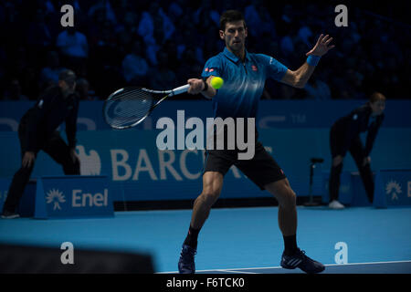 London, UK. 19. November 2015. ATP Tennis Tour Finale. Tag 5. Bildnachweis: Action Plus Sport Bilder/Alamy Live News Stockfoto