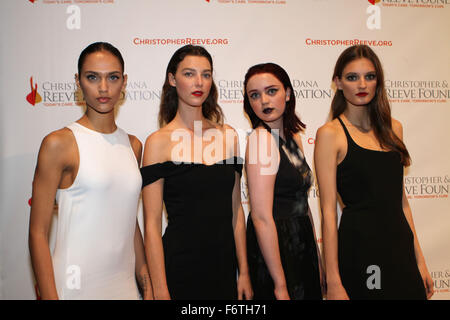 New York, USA. 19. November 2015. Christopher & Dana Reeve Foundation Gastgeber '' A magischer Abend '' im Cipriani Wall Street in New York City. Modelle-Credit: Bruce Cotler/Globe Fotos/ZUMA Draht/Alamy Live-Nachrichten Stockfoto