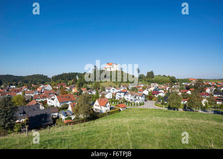 Deutschland, Baden-Württemberg, Landkreis Ravensburg, Waldburg Burg Stockfoto