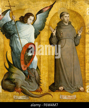 Juan de Flandes - Heiligen Michael und Francis Stockfoto