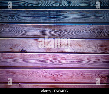 lila aus Holz Hintergrund. Stockfoto