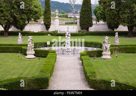 Montecchio Maggiore(Vicenza, Veneto, Italy) - Park der Villa Cordellina Lombardi, gebaut im 18. Jahrhundert Stockfoto