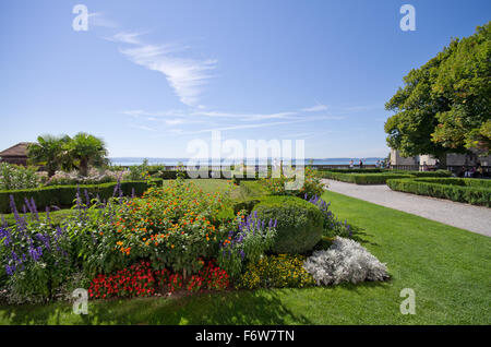 Meersburg die New Castle Gardens Stockfoto