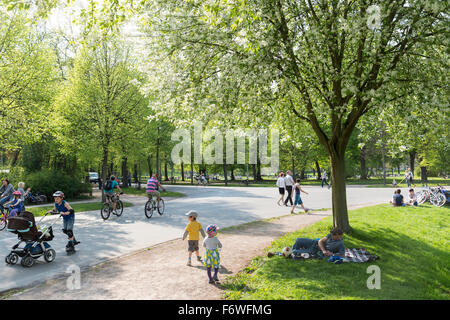 Clara Zetkin Park, Leipzig, Sachsen, Deutschland Stockfoto