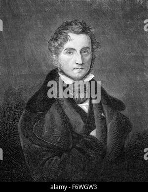 Justus von Liebig, 1803-1873, ein deutscher Chemiker und Professor, Stockfoto