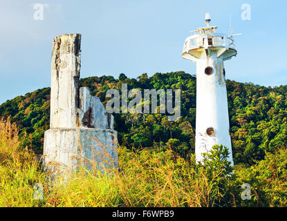 Leuchtturm auf einem Hügel, Koh Lanta Thailand Stockfoto