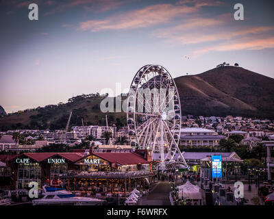 Riesenrad, Victoria und Alfred Waterfront, Cape Town, Western Cape, Südafrika Stockfoto