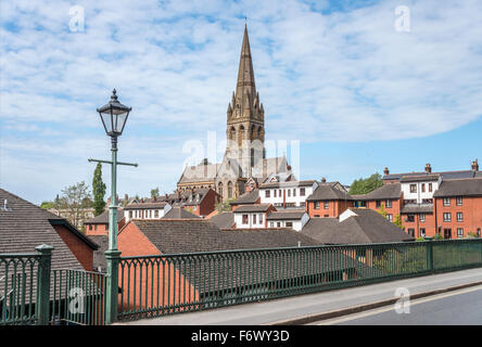 St. Michael und alle Engel Kirche auf Mount Dinham, Exeter, Devon, UK Stockfoto