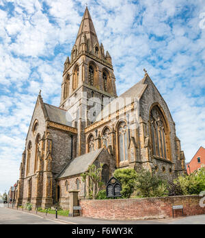 St. Michael und alle Engel Kirche auf Mount Dinham, Exeter, Devon, UK Stockfoto