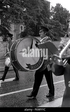 Bergleute Gala in Cardiff im Jahre 1983. Eine historische jährliche Veranstaltung in South Wales Kohlenreviers statt, wenn die Gruben arbeiteten. Stockfoto