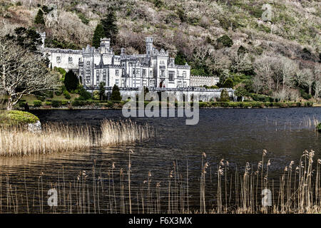 Kylemore Abbey, Connemara, Irland, VEREINIGTES KÖNIGREICH Stockfoto