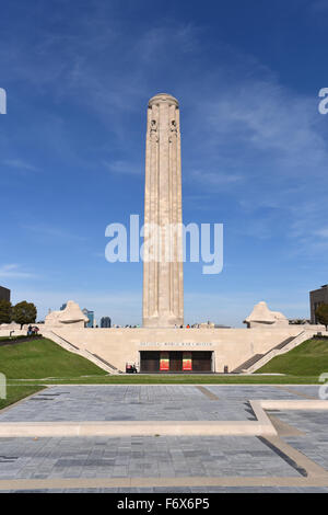 Liberty Memorial in Kansas City, Missouri, die Soldaten zu Ehren, die im ersten Weltkrieg gestorben Stockfoto