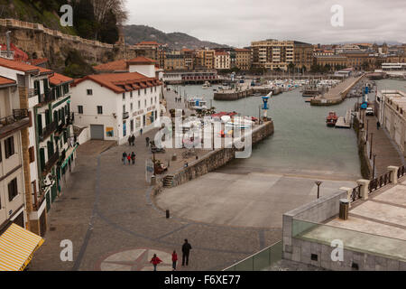 Der Hafen und Schifffahrtsmuseum; San Sebastian, Spanien Stockfoto