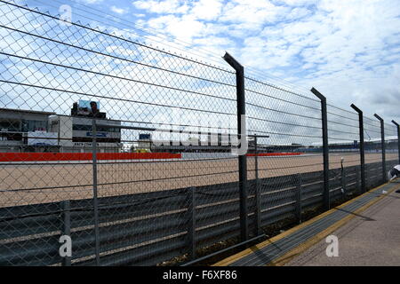 Silverstone Spur an einem hellen Sommertag beim britischen grand prix Stockfoto