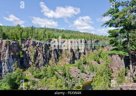 Canyon in der Nähe von Thunder Bay nördlich von Superior Lake Stockfoto