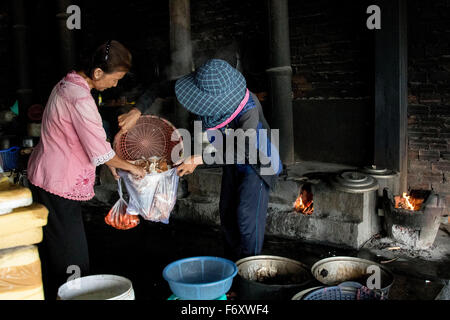 KEP Crab Market Kambodscha frische Krabben berühmt Stockfoto