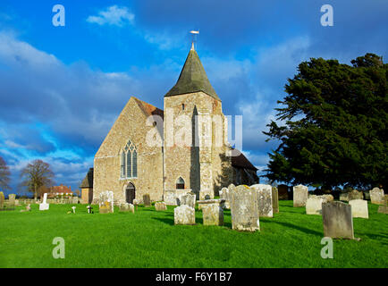 St. Clemens Kirche, alte Romney, Romney Marsh, Kent, England UK Stockfoto