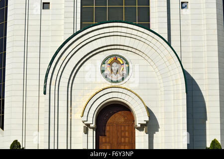 Kathedrale von Christus dem Erlöser, Fragment der Fassade. Kaliningrad (ehemals Königsberg), Russland Stockfoto